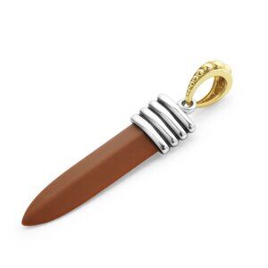 Anthem  Matte Tan Ceramic Blade Amulet  from Lagos